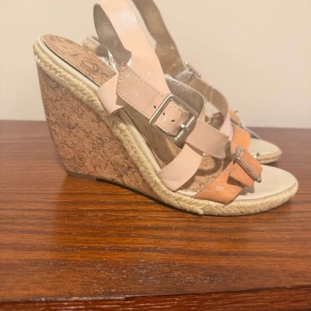 Size 7 LOFT Cork Wedge Sandals